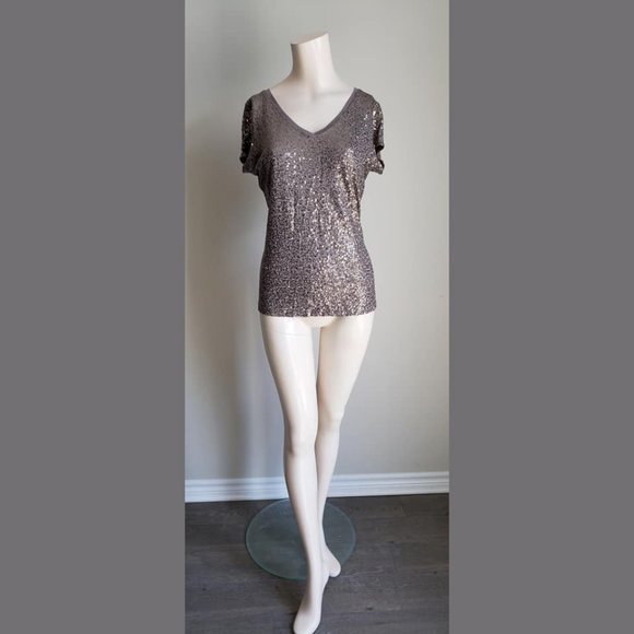 I.N.C International Concepts Sequin Top - Picture 1 of 7